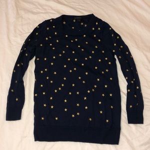 J. Crew Merino Wool Star Sweater
